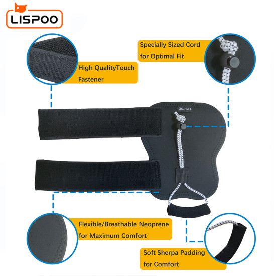 LISPOO Dog Front Leg No Knuckling Training Sock