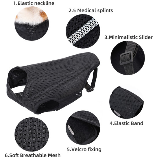 DOGLEMI Back Brace for Dogs With IVDD