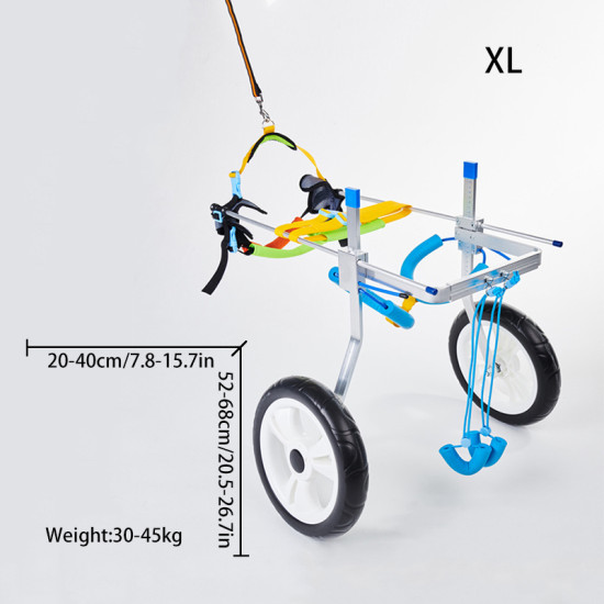 Adjustable Dog Wheelchairs for Back Legs Paralyzed Dog