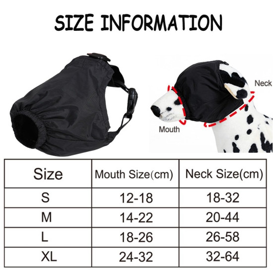 DOGLEMI Anti-Motion Sickness Dog Eye Mask