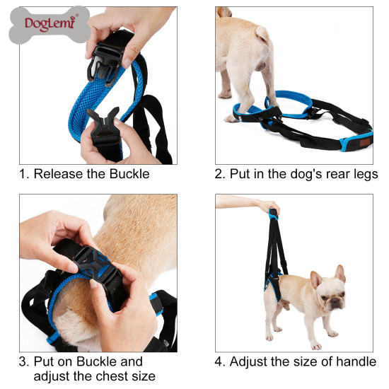 Dog Sling For Back Legs Harness