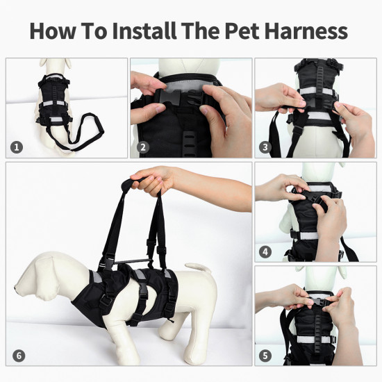 Dog Lift Harness for Front Leg Support