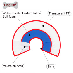 DOGLEMI Elizabethan Collar for Cat Dog