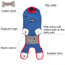 DOGLEMI Dog Recovery Suit for Neutered Anti-licking