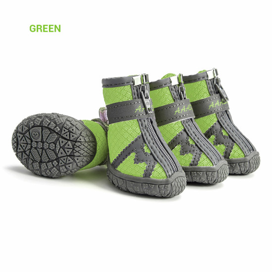 Dog Walking Boots With Reflective Strips