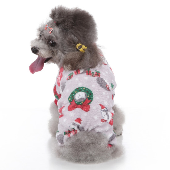 Hedgehog Styles Dog Christmas Pajamas