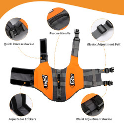 Dog Life Vest With Rescue Handle