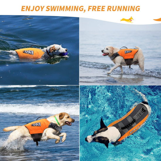 Dog Life Vest With Rescue Handle