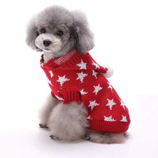 Star Shape Dog Hoodies