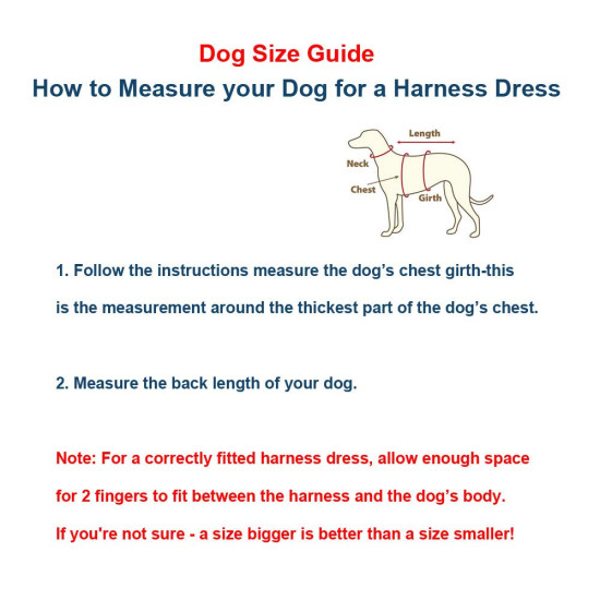 TAILUP Dog Harness Dress