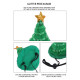 Dog Christmas Set With Hat And Bib