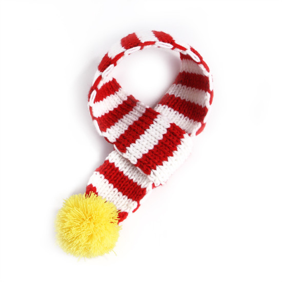 Cat Dog Knitted Christmas Scarf