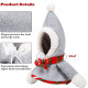 DOGLEMI Cat Dog Santa Hat Cape Dress Up