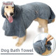 DOGLEMI Dog Bathrobe Towel