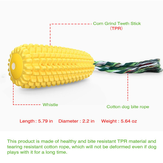 Dog Chew Toys Corn Molar Stick