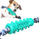 Dog Chew Toys Rubber Molar Stick with Cotton Bite Rope 