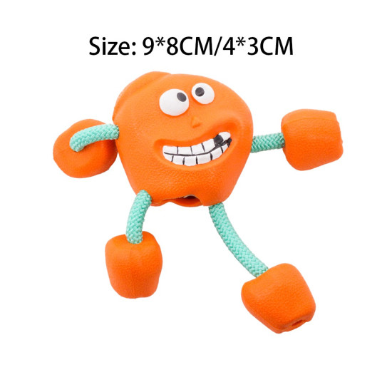 Dog Molar Sounding Toy Rubber Apple