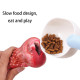 Dog Molar Slow Food Toy Rubber Leaking Bone 