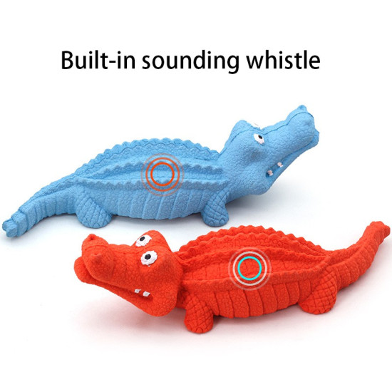 Rubber Crocodile Dog Chew Toys