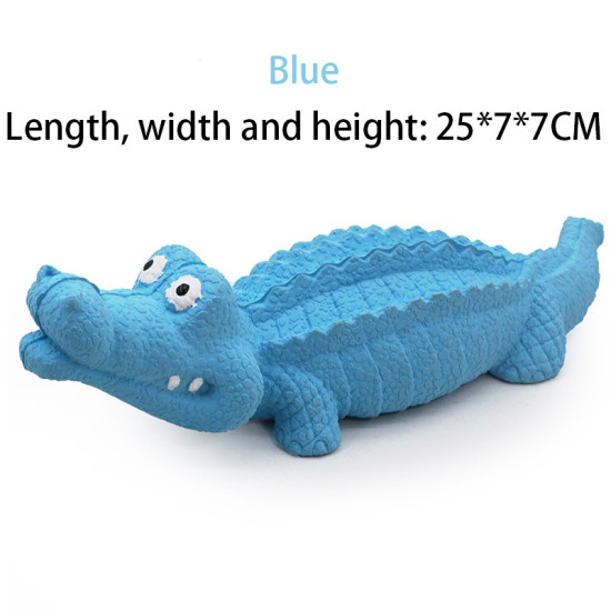 Rubber Crocodile Dog Chew Toys