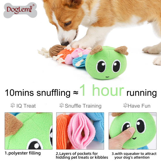 DOGLEMI DOG Slow Food Toy Caterpillar