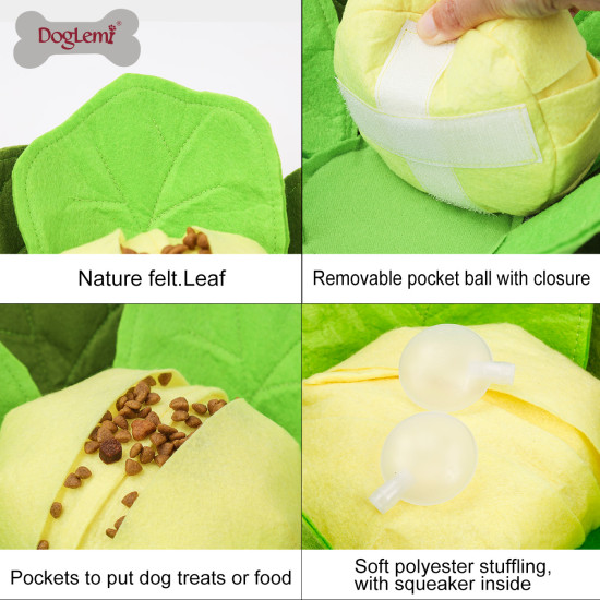 DOGLEMI DOG Slow Food Toy Cabbage