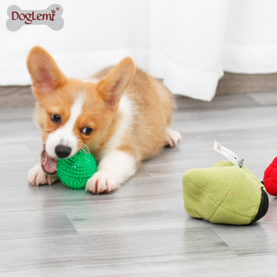 DOGLEMI DOG Slow Food Toy 3 In 1 Pear Cherry Ball Set