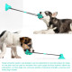 Dog Bite Chew Toys Single Suction Cup Cactus Rope Ball