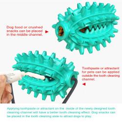 Dog Bite Chew Toys Single Suction Cup Cactus Rope Ball