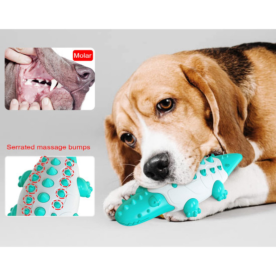 Dog Chew Toy Rubber Crocodile