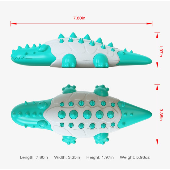 Dog Chew Toy Rubber Crocodile