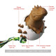 Dog Chew Toy Rubber Dinosaur Eggs