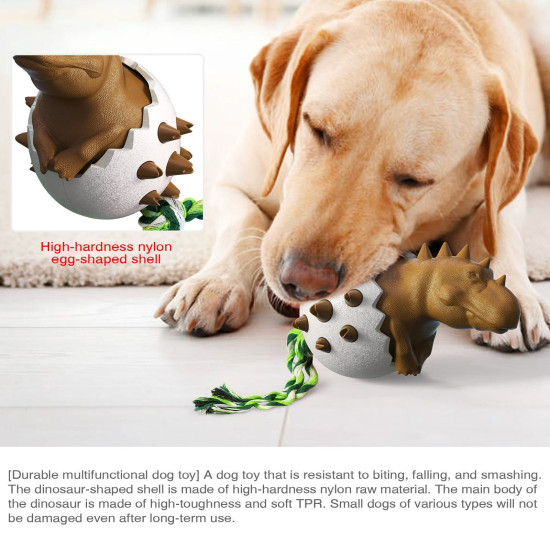 Dog Chew Toy Rubber Dinosaur Eggs