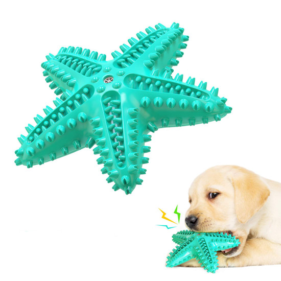 Dog Chew Toy Rubber Molar Starfish