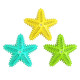 Dog Chew Toy Rubber Molar Starfish