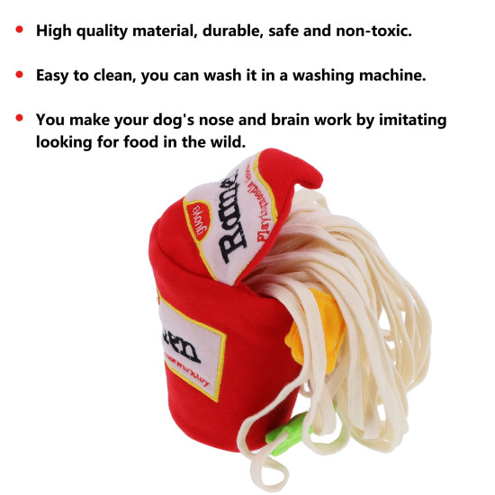 Dog Sniffing Chew Toy Ramen Cup