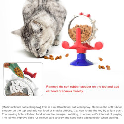 Cat Dog Slow Food Toy Interactive Turntable