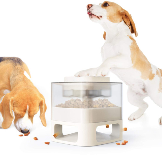 DOG Slow Food Toy Button Interactive Food Dispenser