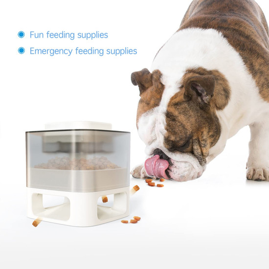 DOG Slow Food Toy Button Interactive Food Dispenser