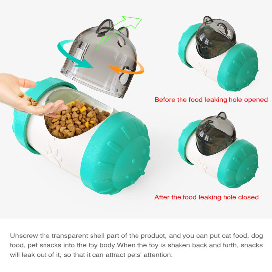 CAT DOG Slow Food Toy Tumbler Slow Food Leaking Ball