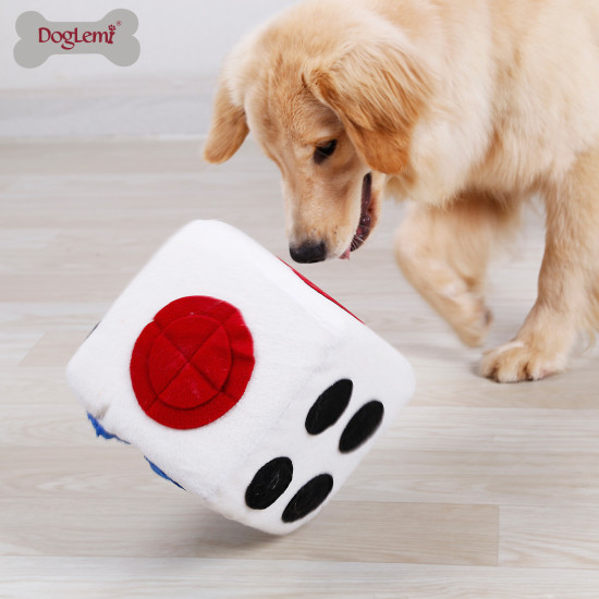 DOGLEMI DOG Slow Food Toy Plush Dice