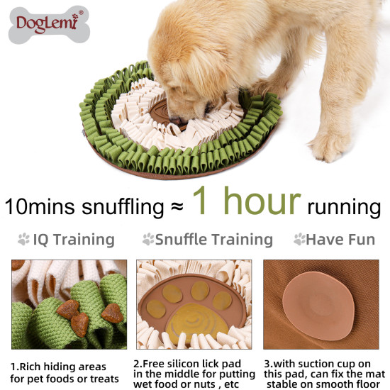 DOGLEMI DOG Puzzle Slow Food Sniffing Pad