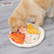 DOGLEMI DOG Slow Feeder Toys Sniffing Mat Pizza