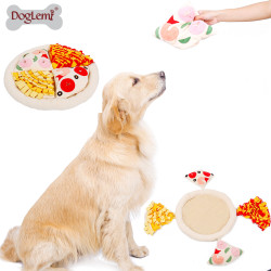 DOGLEMI DOG Slow Feeder Toys Sniffing Mat Pizza