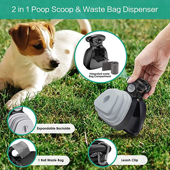 Multifunctional 2-in-1 Dog Poop Garbage Collector