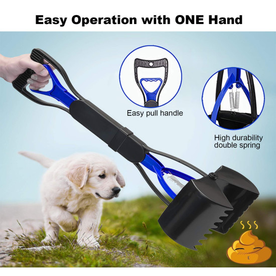 Foldable Long Handle Dog Poop Pickup