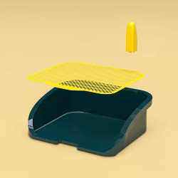 Splash-proof Half-fenced Dog Toilet