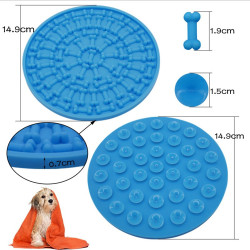 Slow Dog Feeding Bowl Pet Feeding Pad Silicone Feeding Bowl