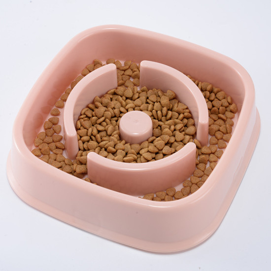 Anti-Gulping Slow Feeder Dog Bowls