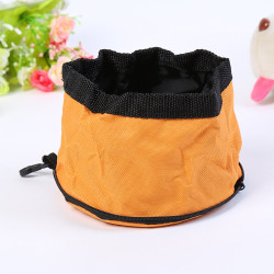 Oxford Cloth Folding DOG Bowls with Waterproof Zipper